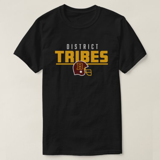 ワシントンD.C.スポーツ地区部族Tシャツ Tシャツ (デザイン正面)