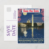 ワシントンD.C. セーブザデート (正面/裏面)