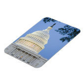 ワシントンD.C.（ディストリクト）の夕暮れ時の米国議会議事堂 マグネット (左側)