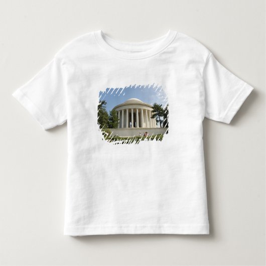 ワシントンD.C.。 トーマス・ジェファーソンの記念物 トドラーTシャツ (正面)