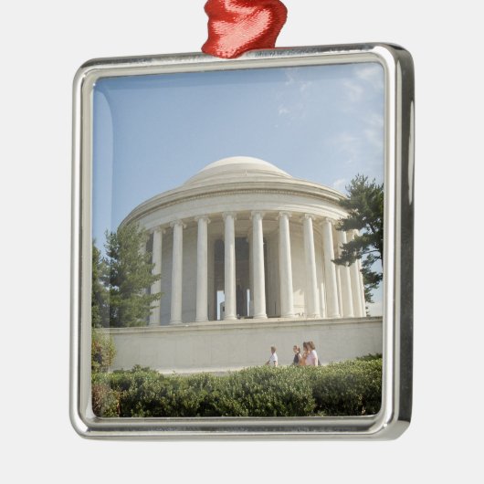 ワシントンD.C.。 トーマス・ジェファーソンの記念物 メタルオーナメント (左)