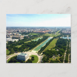 ワシントンD.C. ナショナル・モールの航空写真 ポストカード