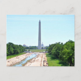 ワシントンD.C. ナショナル・モール — ワシントン記念塔 ポストカード