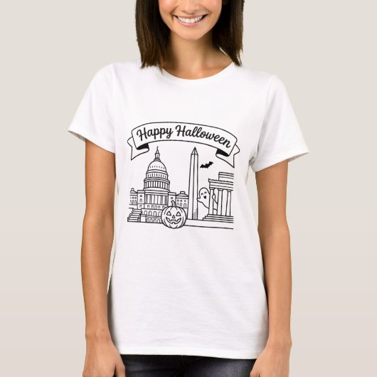 ワシントンD.C. ハロウィン Tシャツ (正面)