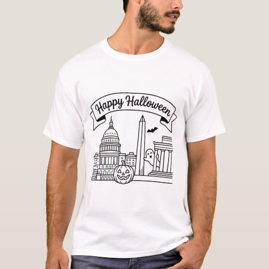 ワシントンD.C. ハロウィン Tシャツ (正面)
