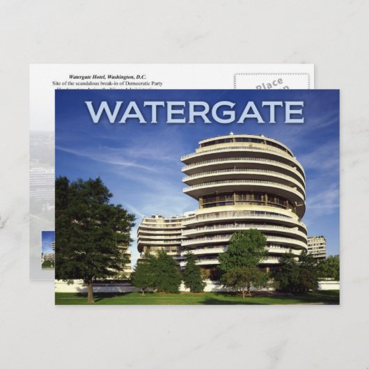 ワシントンD.C.ヒストリックウォーターゲートホテル ポストカード (正面/裏面)