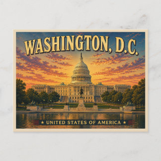 ワシントンD.C. ビンテージ旅行 ポストカード