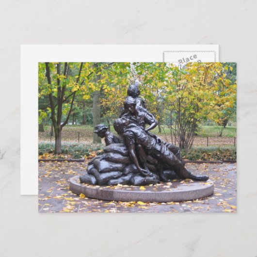 ワシントンD.C.ベトナム女性記念館 ポストカード (正面/裏面)