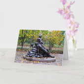 ワシントンD.C.ベトナム女性記念館 箔グリーティングカード (蘭)