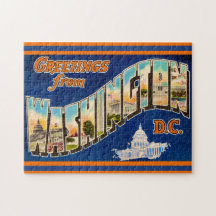 ワシントンD.C. ポストカードジグソーパズル