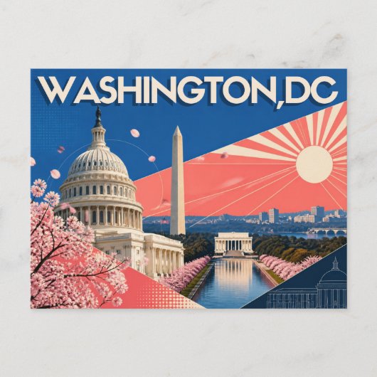 ワシントンD.C. ポストカード (正面)