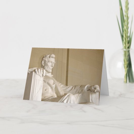 ワシントンD.C.、リンカーン記念館 カード (正面)