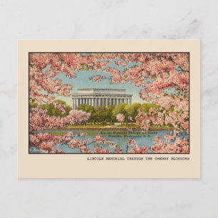 ワシントンD.C. リンカーン記念館 ヴィンテージ ポストカード