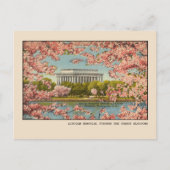 ワシントンD.C. リンカーン記念館 ヴィンテージ ポストカード (正面)