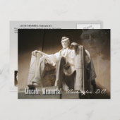 ワシントンD.C.リンカーン・メモリアル ポストカード (正面/裏面)