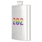 ワシントンD.C.レインボープライド フラスク (左)