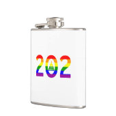 ワシントンD.C.レインボープライド フラスク (左)