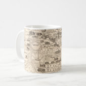 ワシントンD.C. ヴィンテージ地図マグ コーヒーマグカップ (正面左)