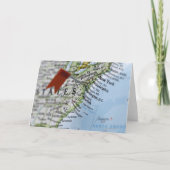 ワシントンD.C.、地図のに置かれるピンの地図を描いて下さい カード (正面)