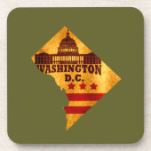 ワシントンD.C.地図 コースター (正面)