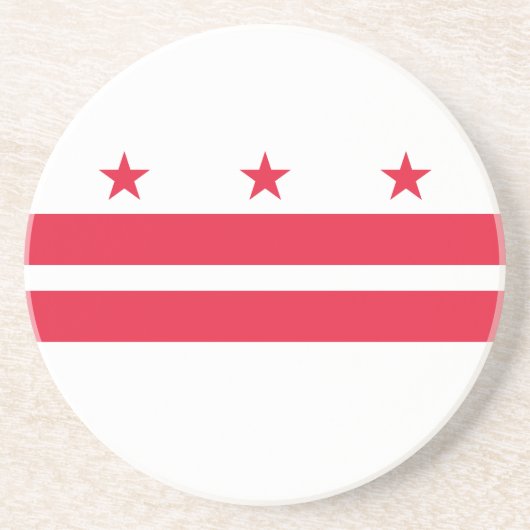 ワシントンD.C.州旗 コースター (正面)