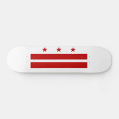 ワシントンD.C.州旗 スケートボード (横)