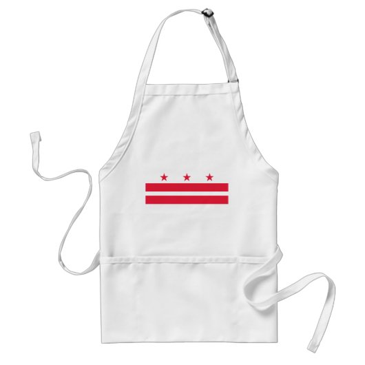 ワシントンD.C.州旗 スタンダードエプロン (正面)