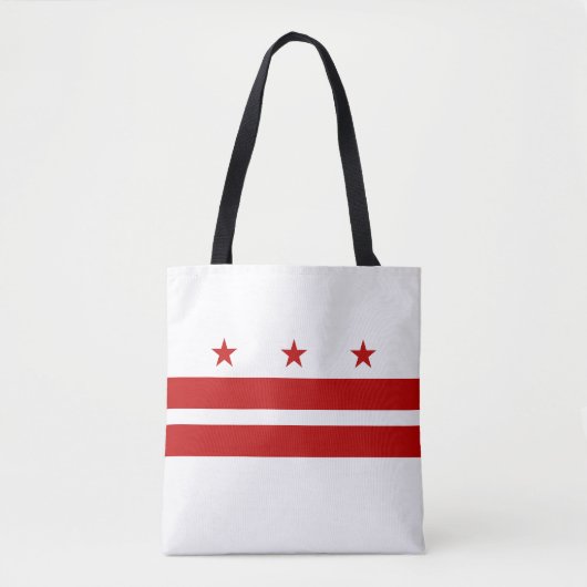 ワシントンD.C.州旗 トートバッグ (正面)