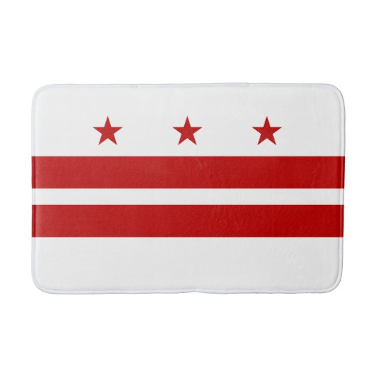 ワシントンD.C.州旗 バスマット (正面)