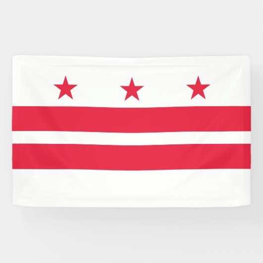ワシントンD.C.州旗 横断幕 (横)