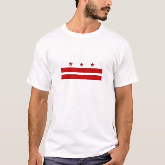 ワシントンD.C.州旗 Tシャツ (正面)