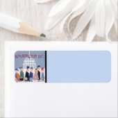 ワシントンD.C.差出人住所ラベル ラベル (インサイチュ)