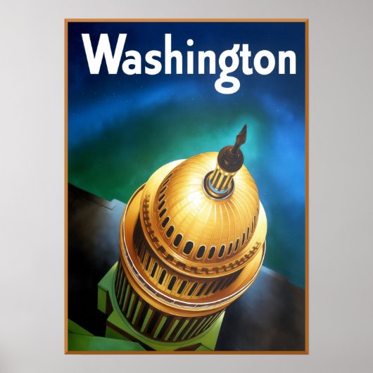 ワシントンD.C.旅行ポスター ポスター (正面)