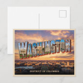 ワシントンD.C.旅行 ポストカード (正面/裏面)