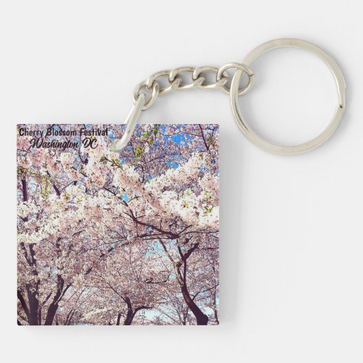 ワシントンD.C. 桜祭り お土産 キーホルダー (裏面)