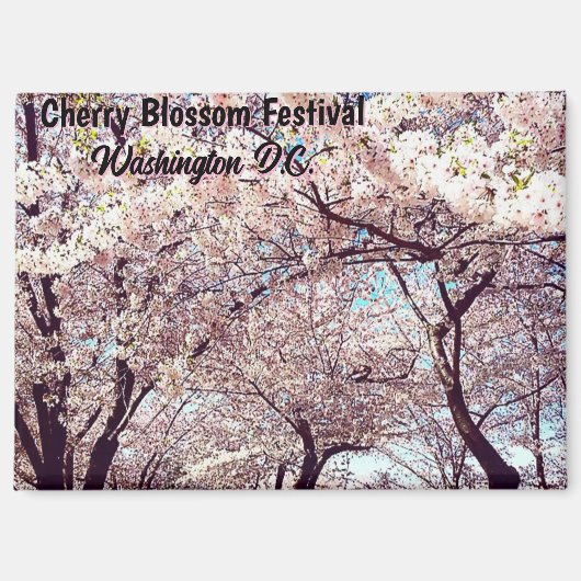 ワシントンD.C. 桜祭り お土産 マグネット (正面)