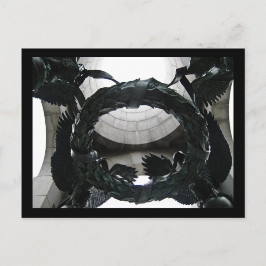 ワシントンD.C.第二次世界大戦の記念碑でのリース ポストカード (正面)