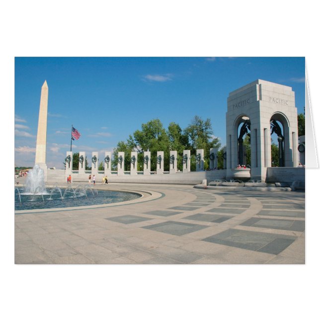 ワシントンD.C. 第二次世界大戦記念碑 (正面横)