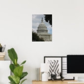 ワシントンD.C.米国議事堂 ポスター (ホームオフィス)