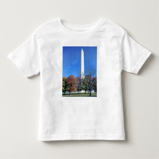 ワシントンD.C.、米国。 ワシントン記念塔の上昇 トドラーTシャツ (正面)