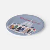 ワシントンD.C.紙プレート ペーパープレート (アングル)