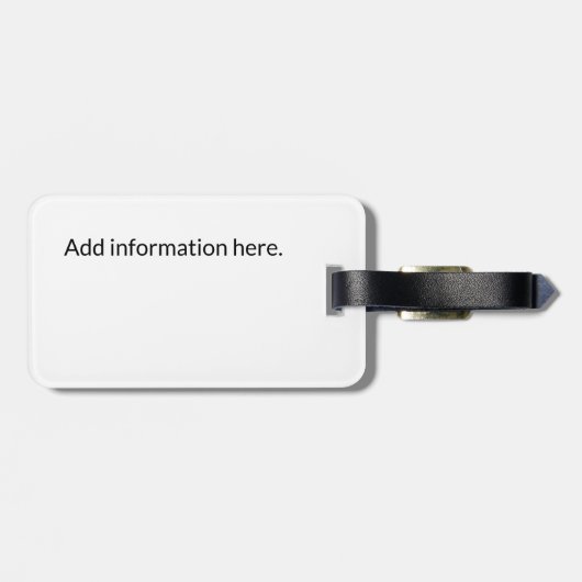 ワシントンD.C.統一された州ヴィンテージ旅行 ラゲッジタグ (裏面横)