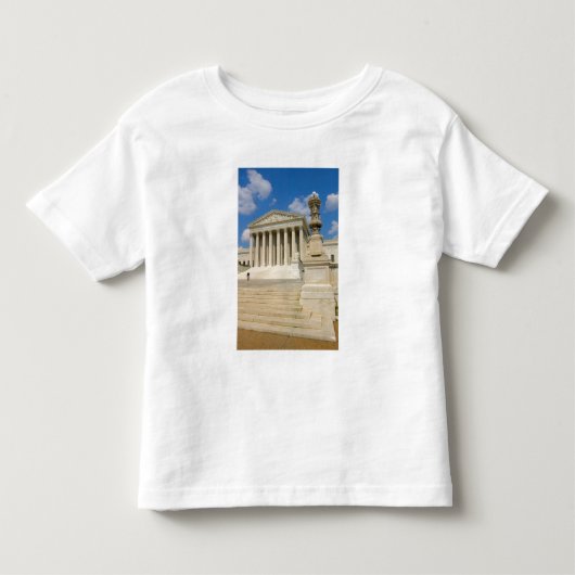 ワシントンD.C. 連邦最高裁判所 トドラーTシャツ (正面)