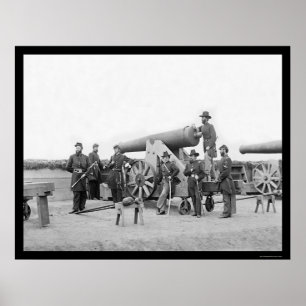 ワシントンD.C.、1865年の大きいでの7人の役人 ポスター