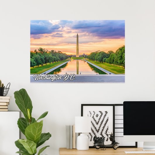 ワシントンD.C. Washington Monument ポスター (ホームオフィス)