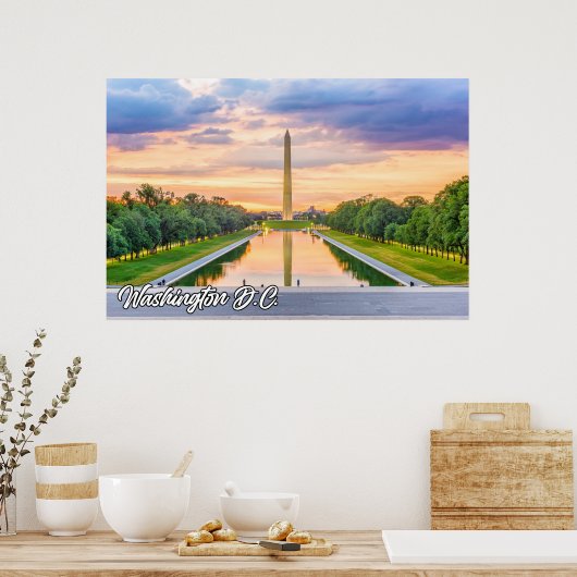 ワシントンD.C. Washington Monument ポスター (キッチン)