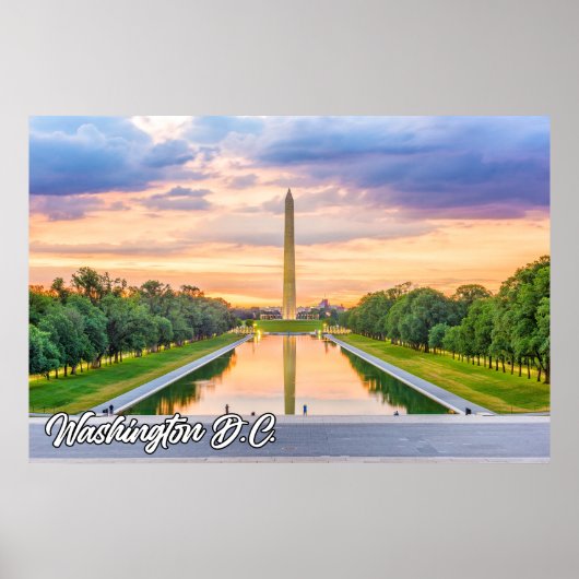 ワシントンD.C. Washington Monument ポスター (正面)