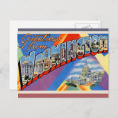 ワシントンDCからのご挨拶 ポストカード (正面/裏面)