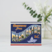 ワシントンDCからの挨拶! ポストカード (スタンド正面)