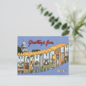 ワシントンDCからの挨拶 ポストカード (スタンド正面)